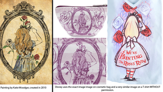 Did Disney steal this Alice in Wonderland image?